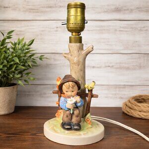 Vintage Hummel Table Lamp She Loves Me She Loves Me Not TMK-2 #227